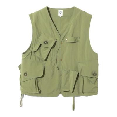 日本产SOUTH2WEST8路亚飞钓友钓天展小物钓背心马甲口袋户外钓鱼