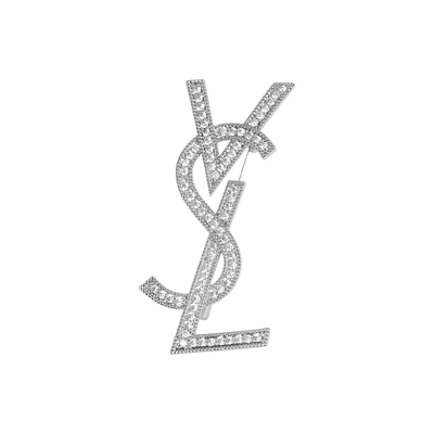 高档字母胸针精致时尚
