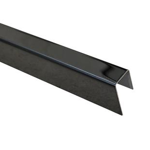 304不锈钢u型拉丝黑钛金装饰条吊顶扣条背景墙镜面玫瑰金包边条收