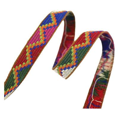 彩色提花民族风提花家纺鞋帽织带
