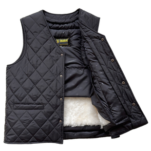 羊毛马甲男皮毛一体中老年冬季保暖棉坎肩羊毛背心爸爸装羊皮马夹