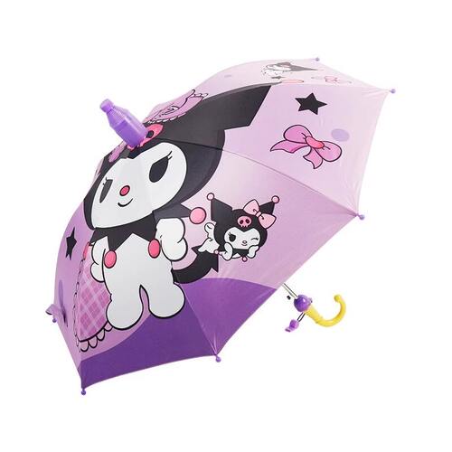 可爱库洛米儿童雨伞防风防雨带防水套长柄晴雨两用伞防晒男女学生