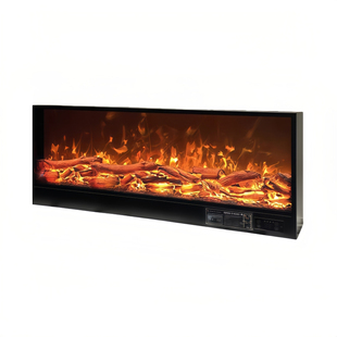高端仿真火焰装饰电子壁炉家用嵌入式客厅电视柜法式风加热取暖器