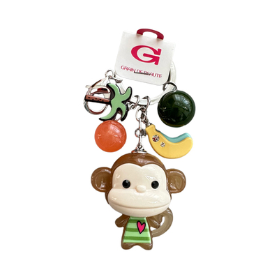 韩国AZNAVOUR/GRAIN de BEAUTE 精致可爱小猴子钥匙扣包挂件