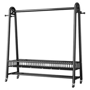 衣架卧室落地晾衣架加厚衣帽架室内家用阳台挂衣架置物架衣架挂杆