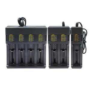 18650锂电池充电器4槽快充26650锂离子3.7V专用多功能万能通用型
