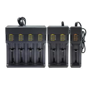 18650锂电池充电器4槽快充26650锂离子3.7V专用多功能万能通用型