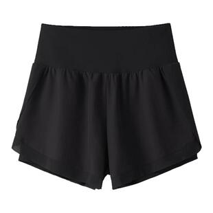 运动休闲短裤女夏季高腰健身裤防走光跑步速干透气瑜伽裤