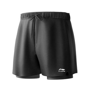 李宁男士泳衣秋冬泡温泉泳裤套装长短袖游泳上衣专业防晒速干冲浪