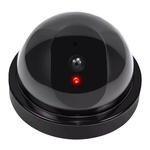 仿真摄像头监控假摄像头监控器模型室内假探头免打孔粘贴家用带灯