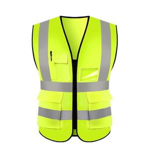 反光安全背心马甲建筑施工地透气反光衣工作服反光背心定制印logo