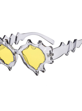 不规则搞怪男女溶解墨镜