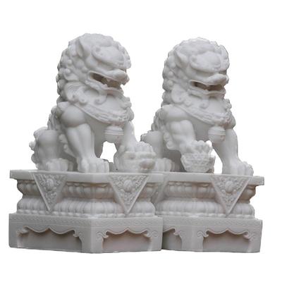 入户门石狮子一对看门镇宅