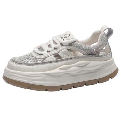 珂简妮包头凉鞋女网面透气