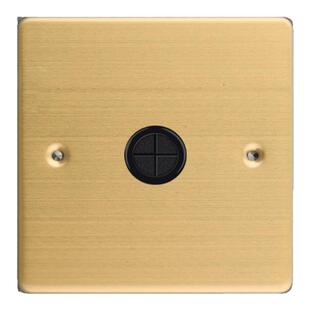 地插底盒盖装饰盖板120不锈钢地插座银色金色加厚盲板铁盒地插盖