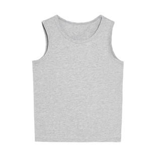 Mitti【商场同款】童装秋基础白/灰色中性背心男女童儿童