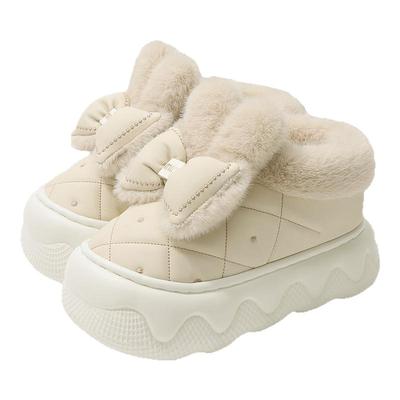 十一步毛绒棉拖鞋女冬季2025新款