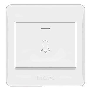 德力西自动复位门铃开关86型出门家用回弹电铃门禁面板按钮按键