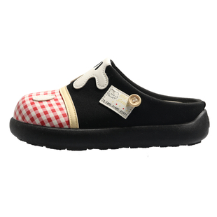 方鱼鹿 ins韩版包头可爱半拖鞋女2026春季百搭chic一脚蹬勃肯拖鞋