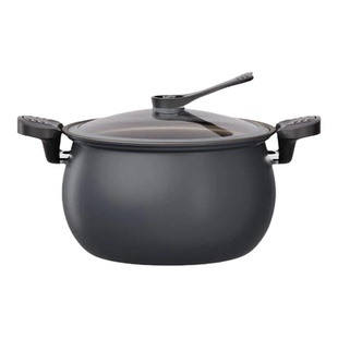 辣小娘同款微压锅钛不沾煮粥加厚双耳压力锅家用电磁炉微压炖煮锅