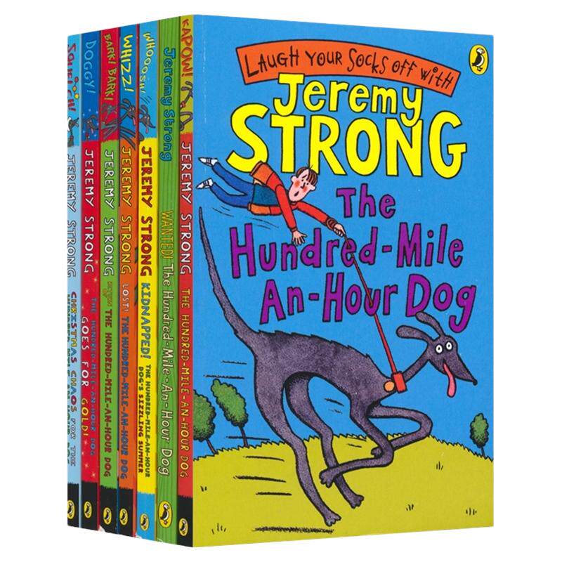 The Hundred-Mile-An-Hour Dog Canine 7 books 百里时速的狗 7册合集 动物主题 英文章节书 青少年课外读物 英文原版进口图书