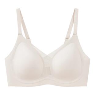 HR赫莲娜无痕裸感小胸内衣果冻条收副乳防下垂文胸深v网纱胸罩女