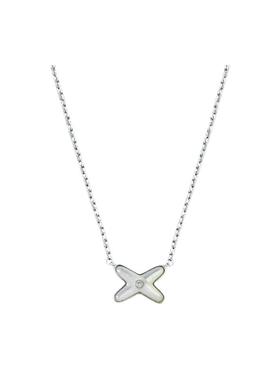 白贝母项链女精致小众原创设计风