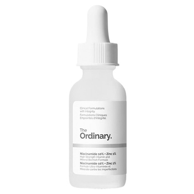 研度公式The ordinary10%烟酰胺精华液+1%锌亮白细腻面部提亮肌肤