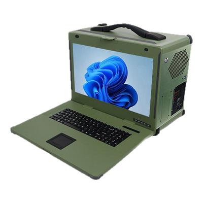 研涛下翻式三防加固计算机RTX5070ti移动图形工作站i9-13代便携式工控电脑4K屏幕应急指挥终端台显示操控设备