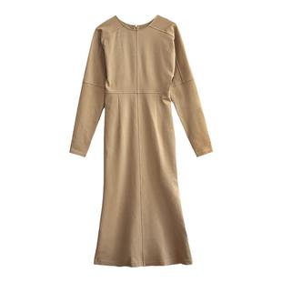 Garbociaga龙喜儿 法曼lady 法式通勤时尚简约优雅显瘦连衣裙9318