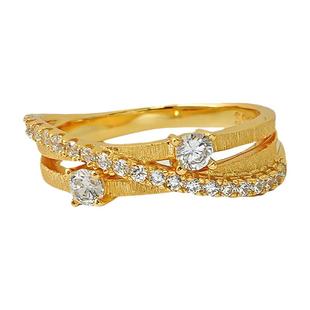 繁星点点上手显白925银戒指中古Vintage法式轻奢食指指环气质百搭