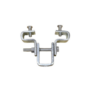 加厚工字钢吊架万向吊灯架钢结构挂架可调式型钢梁卡H钢固定梁夹