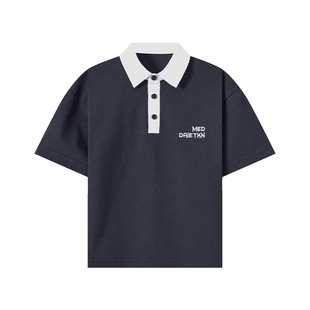 多多家男童polo衫儿童短袖T恤夏季2026新款夏装男孩学院风上衣潮