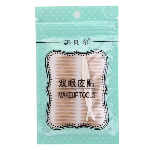 开眼头内双肤色 橄榄形双眼皮贴 雾面隐形枣核型单面美目贴 送Y叉