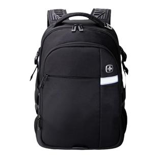 SUISSEWIN瑞士军刀男女通用商务休闲旅行纯色正品双肩背包sn9610