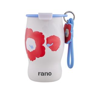 rano乐序轻奢陶瓷内胆保温杯女多巴胺随手杯曼特宁咖啡杯吸管水杯