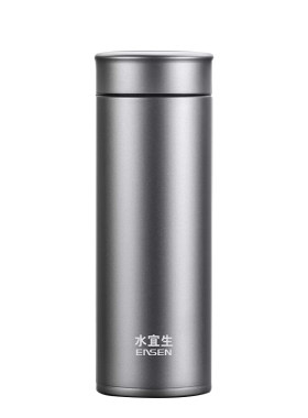 水宜生双层纯钛保温杯礼盒包装