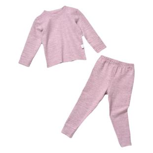 韩国儿童秋冬保暖德绒内衣套装男孩恒温发热无痕衬衣衬裤女童无骨