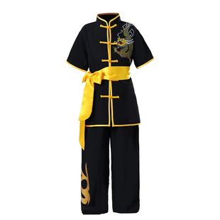 儿童武术演出服舞龙舞狮打鼓服竞赛比赛服学生武馆功夫训练表演服