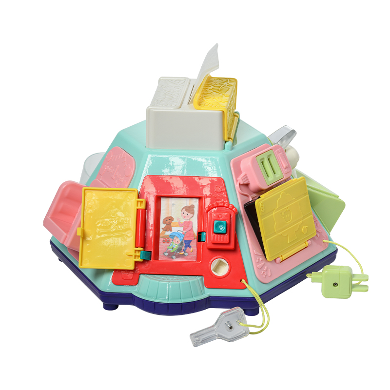 People碧宝六面体多功能多面体六面盒宝宝婴儿益智生活早教玩具