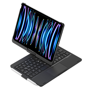 新款iPadPro11旋转360°妙控键盘苹果全面保护壳24年M4/25年M5芯片平板键盘11英寸带收纳笔槽