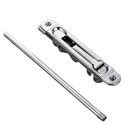 Landoo不锈钢天地插销暗藏门栓