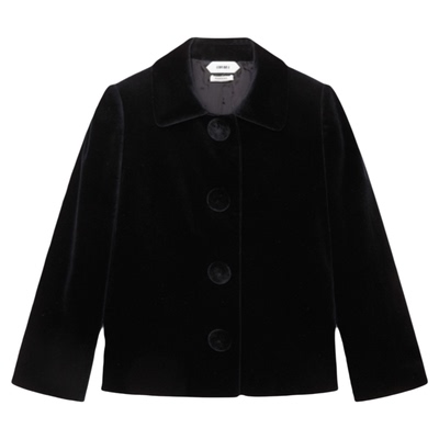 IMMI平绒翻领包布扣夹克