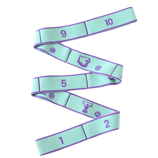 舞蹈弹力带专用数字分段10格12格儿童练功拉丁舞芭蕾拉力带拉筋绳