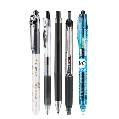 百乐黑笔合集Pilot日本中性笔组合P500/Juice/V5考试办公中考刷题