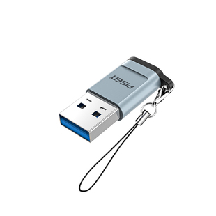 品胜usb转typec转接头接口适用苹果iphone17/16/15数据线华为手机otg电脑c转usb平板硬盘盒充电宝车载转换器