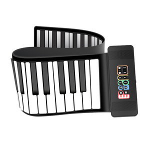电子软手卷钢琴88键盘加厚专业版宿舍简易折叠便携式女初学者幼师