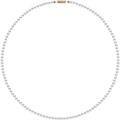 GiO珠宝淡水珍珠项链女锁骨颈链18K金小米珠颈链媲美海水露思同款