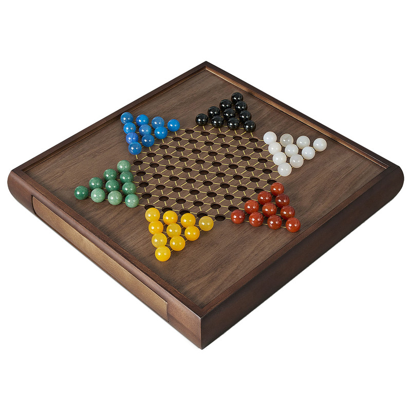 实木磁性国际象棋跳棋二合一套装 复古奢华质感 送礼自用高端桌游