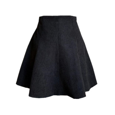 复古灯芯绒小个子a字裙包臀胖mm